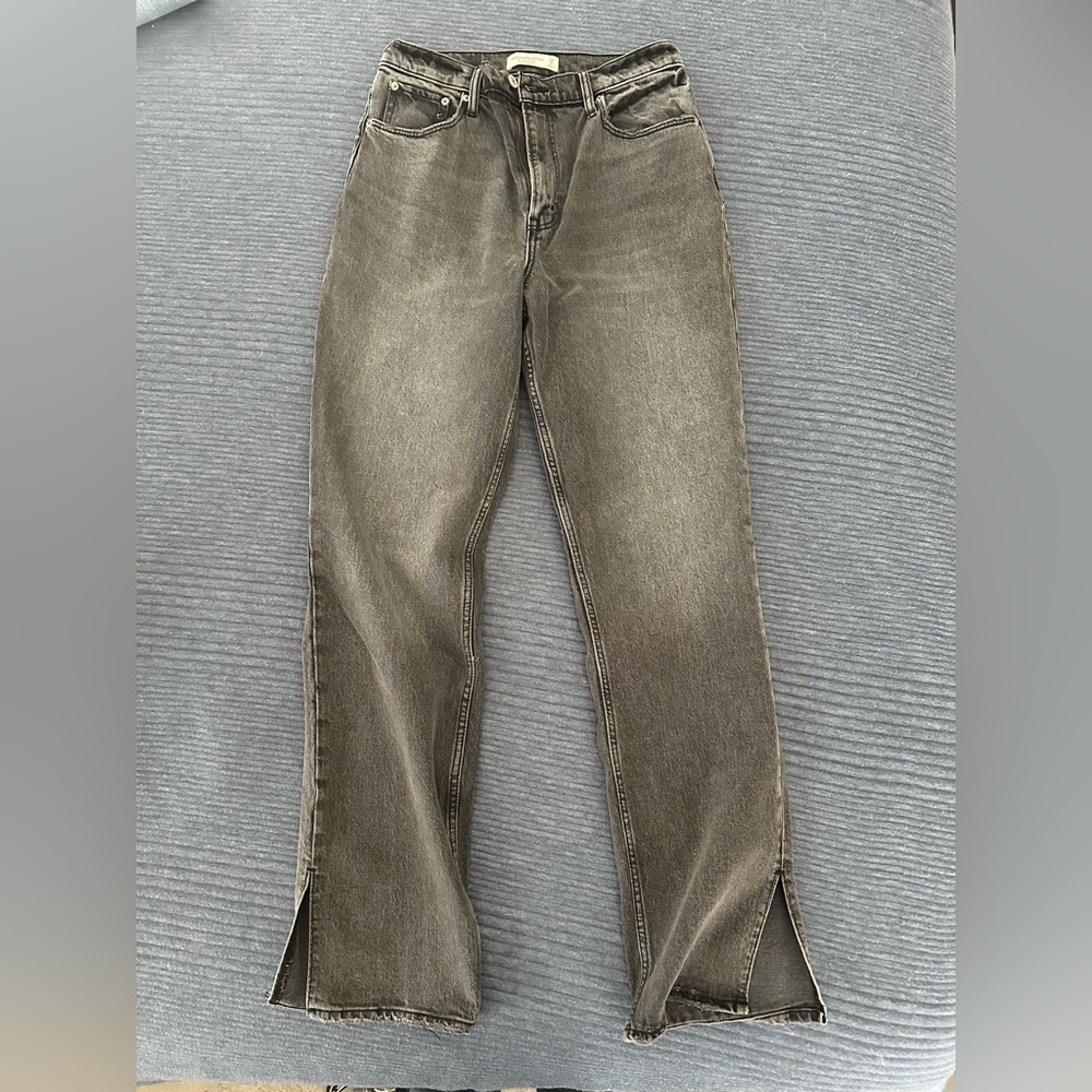 Abercrombie 90’s Straight Ultra High Rise 29 Black